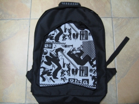 SKA ruksak čierny, 100% polyester. Rozmery: Výška 42 cm, šírka 34 cm, hĺbka až 22 cm pri plnom obsahu